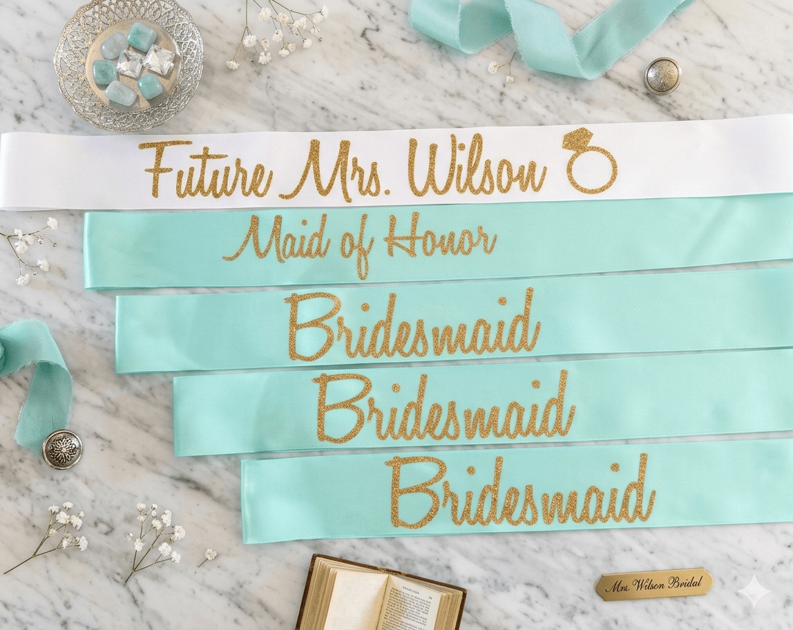Personalised sash