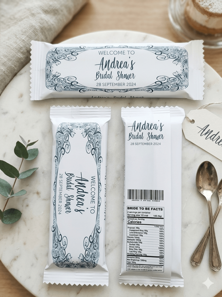 Custom Chocolate wrappers