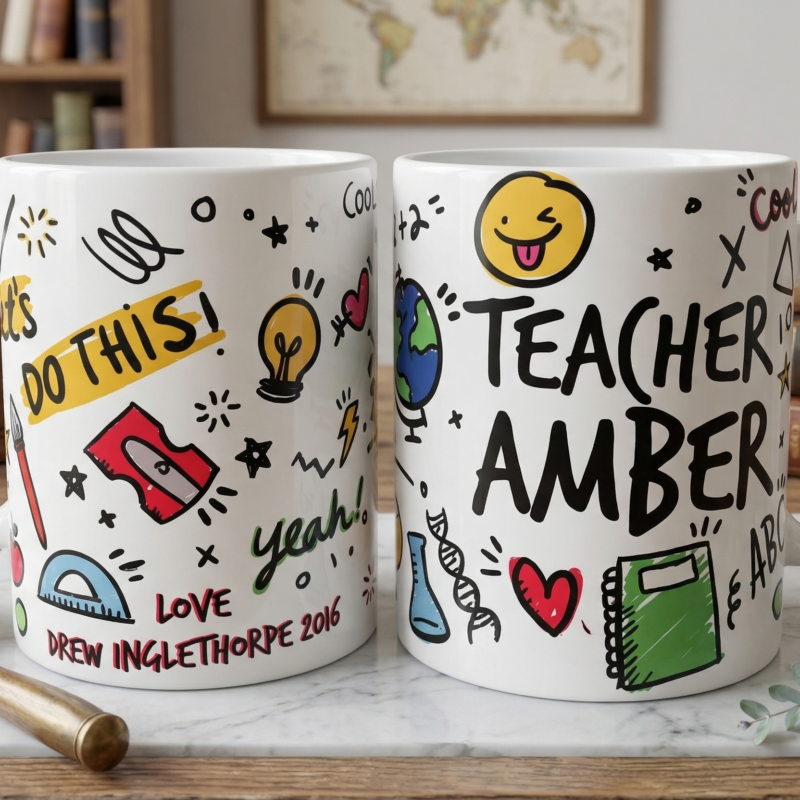 Custom printed mugs